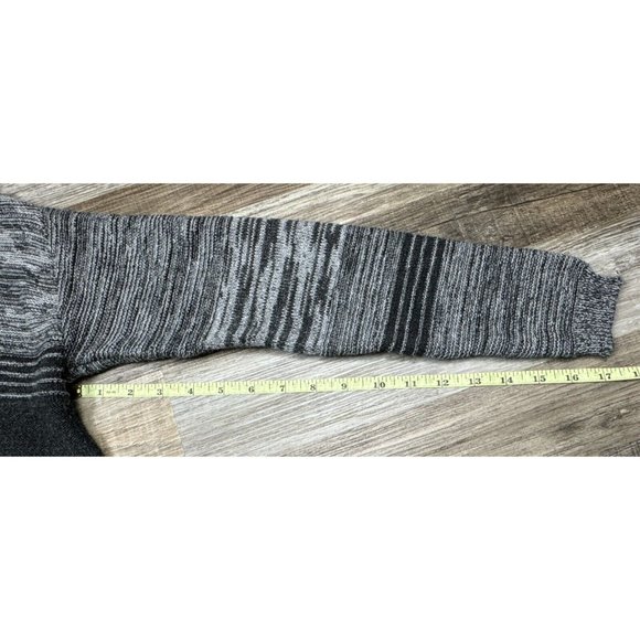 Maurices Womens Gray Chevron Stripe Long Sleeve Tunic Sweater Pullover Size L - Picture 12 of 16